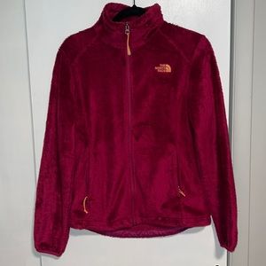 North face fuzzy jacket